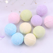 Load image into Gallery viewer, 1PC Organic Bath Salt Body Essential Oil Bath Ball Body Skin Whitening Ease Relax Stress Relief Natural Bubble Bath Bombs Ball