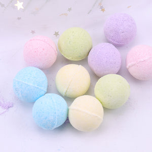 1PC Organic Bath Salt Body Essential Oil Bath Ball Body Skin Whitening Ease Relax Stress Relief Natural Bubble Bath Bombs Ball