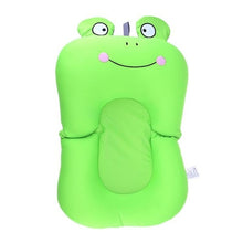 Load image into Gallery viewer, Cartoon Portable Baby Non-Slip Bath Tub Newborn Air Cushion Bed Shower Pad Baby Pillow Newborn Bath Tub Accessories