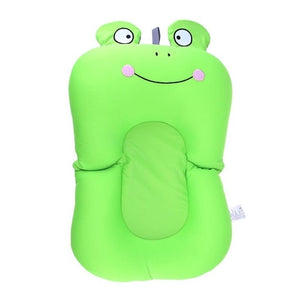 Cartoon Portable Baby Non-Slip Bath Tub Newborn Air Cushion Bed Shower Pad Baby Pillow Newborn Bath Tub Accessories