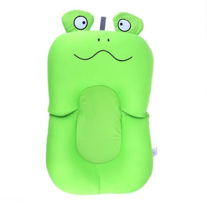 Cartoon Portable Baby Non-Slip Bath Tub Newborn Air Cushion Bed Shower Pad Baby Pillow Newborn Bath Tub Accessories