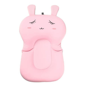 Cartoon Portable Baby Non-Slip Bath Tub Newborn Air Cushion Bed Shower Pad Baby Pillow Newborn Bath Tub Accessories