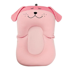 Cartoon Portable Baby Non-Slip Bath Tub Newborn Air Cushion Bed Shower Pad Baby Pillow Newborn Bath Tub Accessories