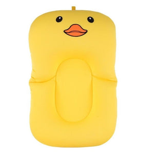 Cartoon Portable Baby Non-Slip Bath Tub Newborn Air Cushion Bed Shower Pad Baby Pillow Newborn Bath Tub Accessories