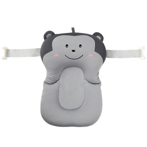 Cartoon Portable Baby Non-Slip Bath Tub Newborn Air Cushion Bed Shower Pad Baby Pillow Newborn Bath Tub Accessories