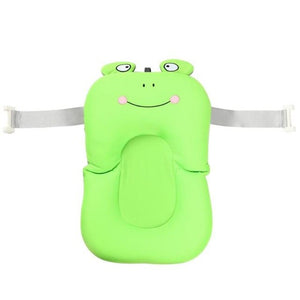 Cartoon Portable Baby Non-Slip Bath Tub Newborn Air Cushion Bed Shower Pad Baby Pillow Newborn Bath Tub Accessories