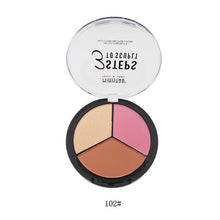 Load image into Gallery viewer, BEAUTY MEAKUP NEW 3 in 1 Makeup Cream Highlight Brightening Matte Blush Matte Repair corrector maquillaje paleta