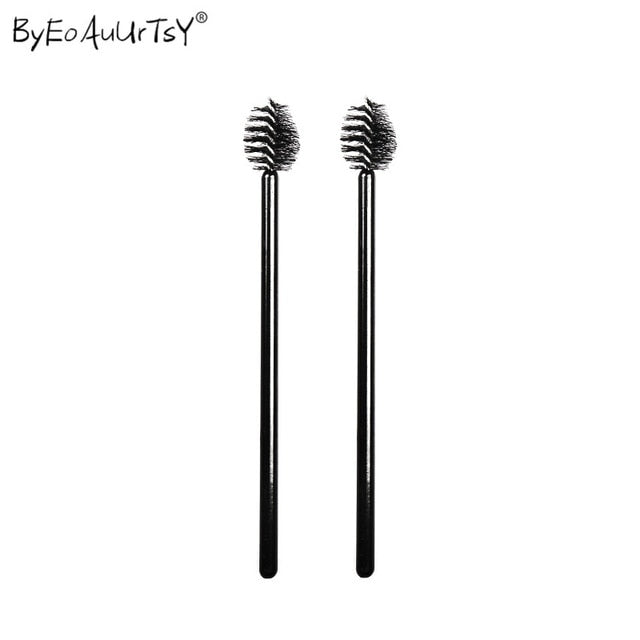 50/100pcs Disposable Eyelash Brush Comb Mascara Wands Eye Lashes Extension Individual Applicator Women Makeup Beauty Tools