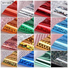 Load image into Gallery viewer, Elessical 16pcs 20*4cm Mix Nail art transfer foil Sticker ongles decoration nail art decals Design For Nails wraps DIY Set folie