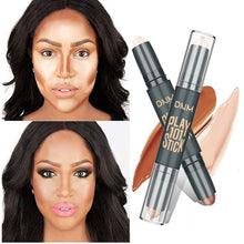 Load image into Gallery viewer, Makeup Base Contour Eyes Concealer Cream Stick Bronzer Cover Dark Circle Highlighter Skin Brighten 2 Colors Make Up Primer