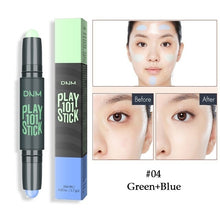 Load image into Gallery viewer, Makeup Base Contour Eyes Concealer Cream Stick Bronzer Cover Dark Circle Highlighter Skin Brighten 2 Colors Make Up Primer